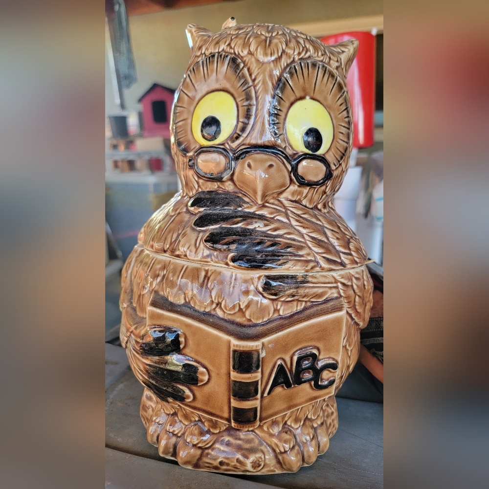 ABC Brown Owl Cookie Jar